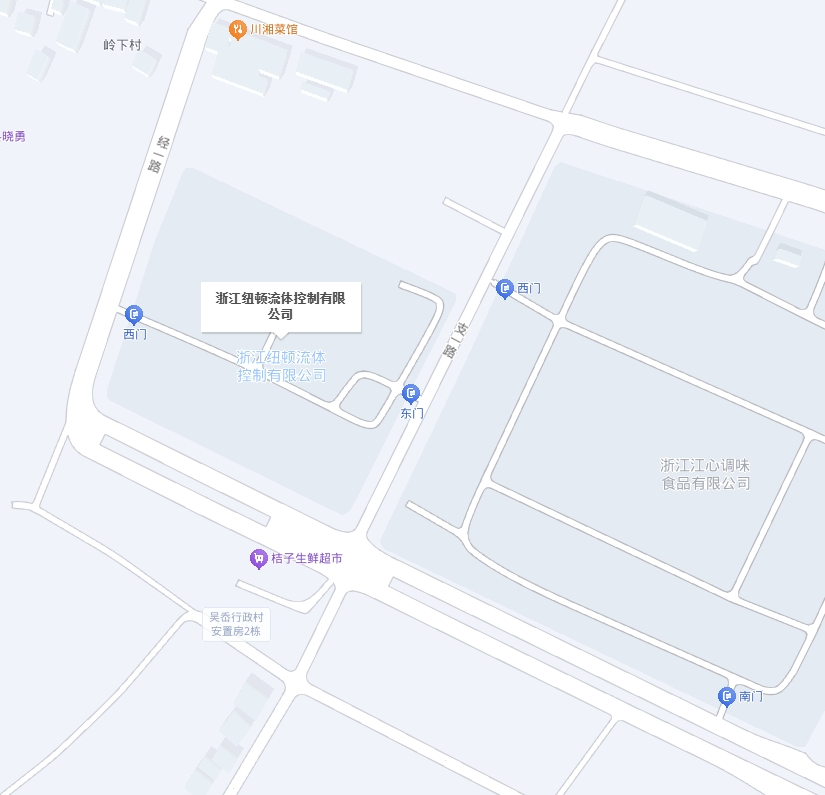 公司位置示意图